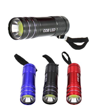 Promo COB LED Metal Flashlight