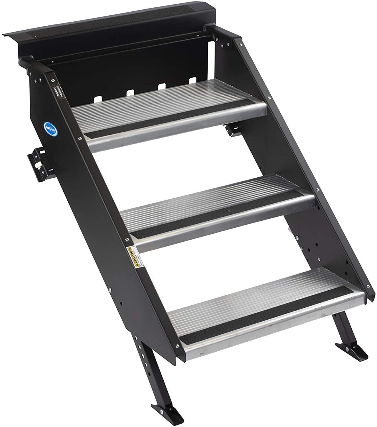 Morryde STP-208 Step Above-Gen2, 3 Step Entry Step, Manual, 8&quot; Rise  Fits Inner Door Flange Width Of 27.75-30.25&quot;