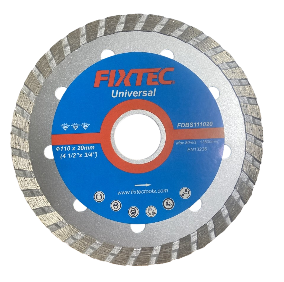 Universal Turbo Rim Diamond Cutting Blade 4.5&quot; x 51/64&quot; x 7mm Cutting Blade Width (FDBS110020)