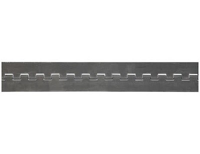 Aluminum Continuous Hinge .093 X 72 Inch Long With 1/4 Pin And 2.0 Open Width