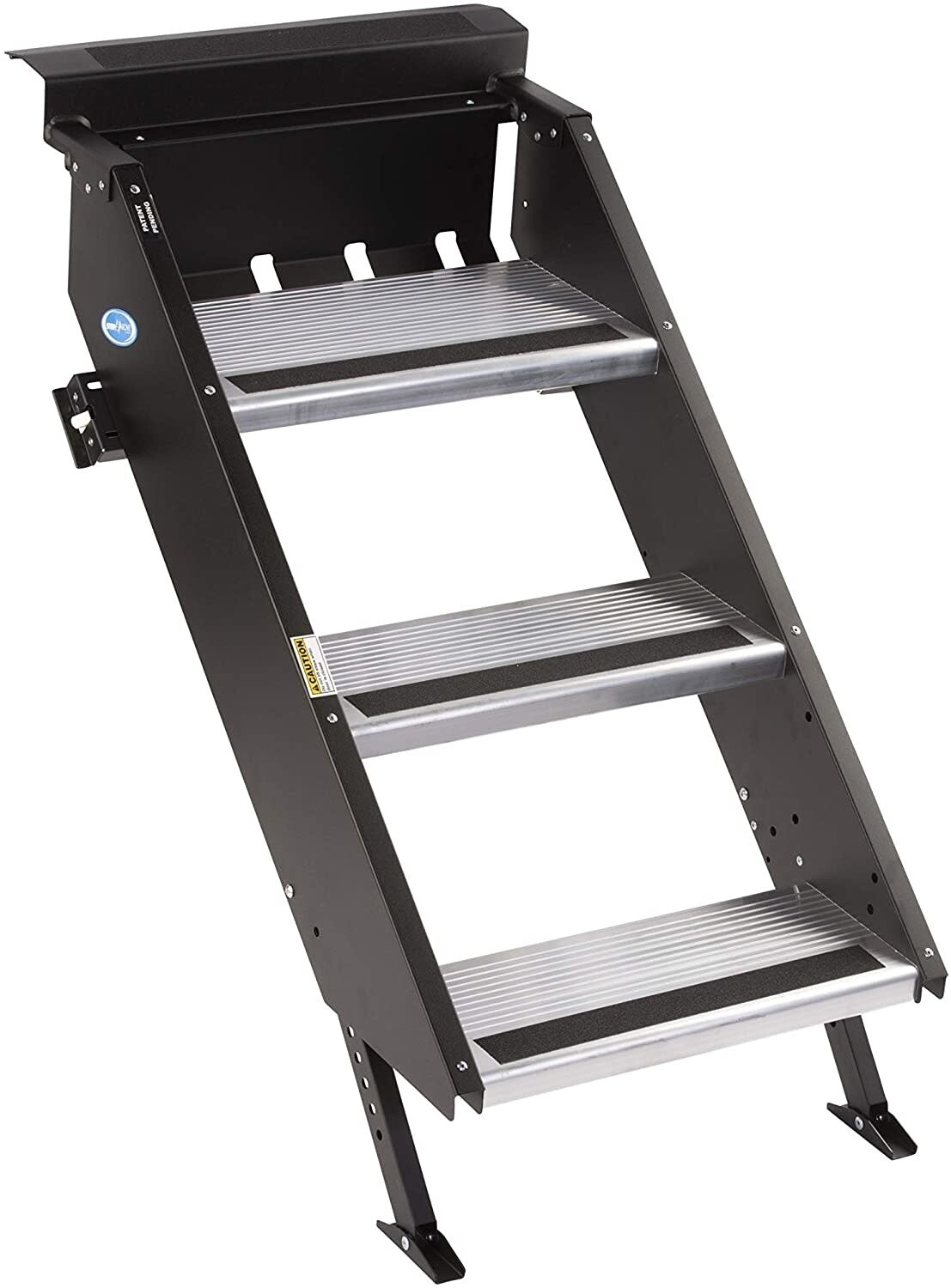 Morryde STP-207 Step Above-Gen2, 3 Step Entry Step Manual, 9&quot; Rise , Fits Inner Door Flange Width Of 23.75-26.25&quot;