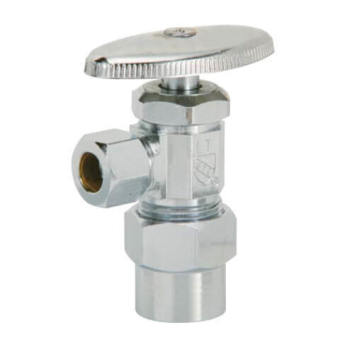5/8&quot; OD Compression x 3/8&quot; OD Compression Angle Stop