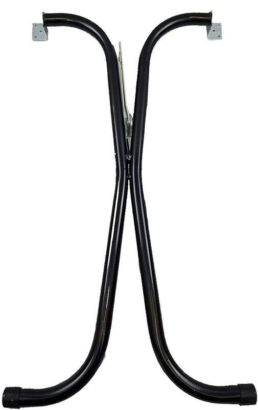 Table Leg W/Arm - Black 27 1/4&quot; Tall 14&quot; Wide
