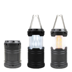 Pop-Up COB Lantern with Flickering Flame Effect