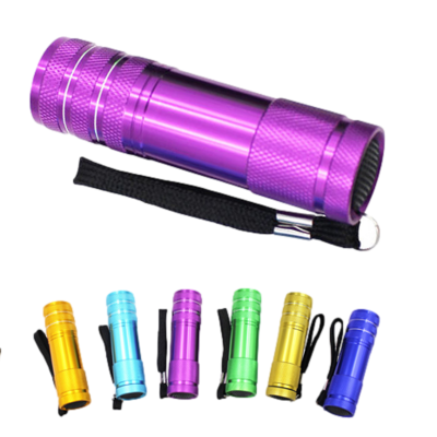 Promo COB LED Metal Flashlight (Bright Colors)