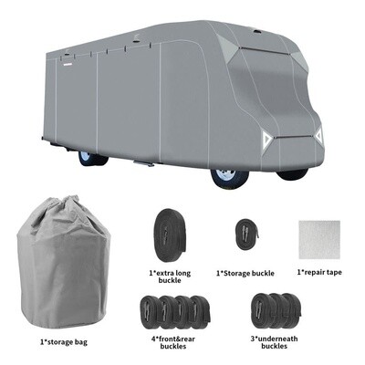 Class C / Travel Trailer Cover - Gray 18-20'L ( LRC-C1820 )