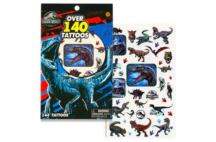 Stick-On Tattoos (Jurassic World) 144 CT