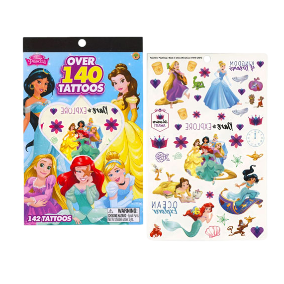 Stick-On Tattoos 142 CT (Disney Princess)