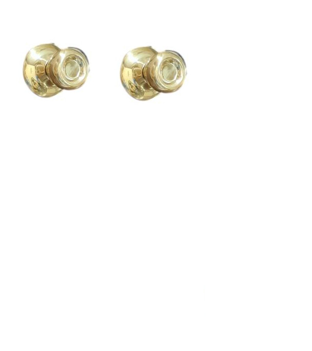 Gold Interior Door Knob 2 Pack