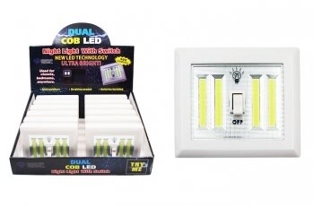 Dual COB LED Light Switch