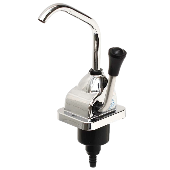 Rocket Hand Pump for RV, Camper Holding Tank Faucet Pump Chrome RP800