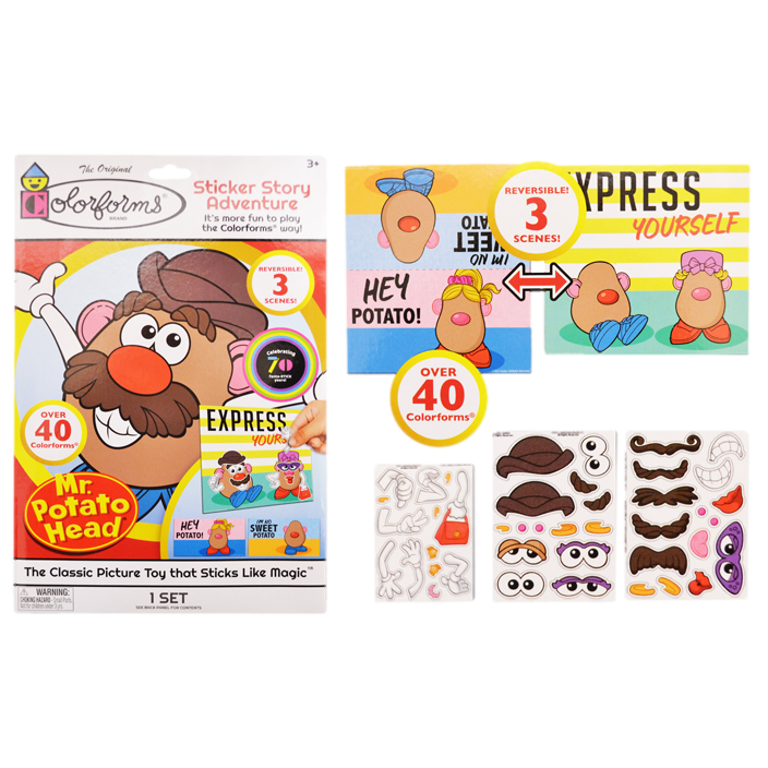 COLORFORMS® PLAY SCENE &amp; STICKERS (MR. POTATO HEAD) - Discontinued