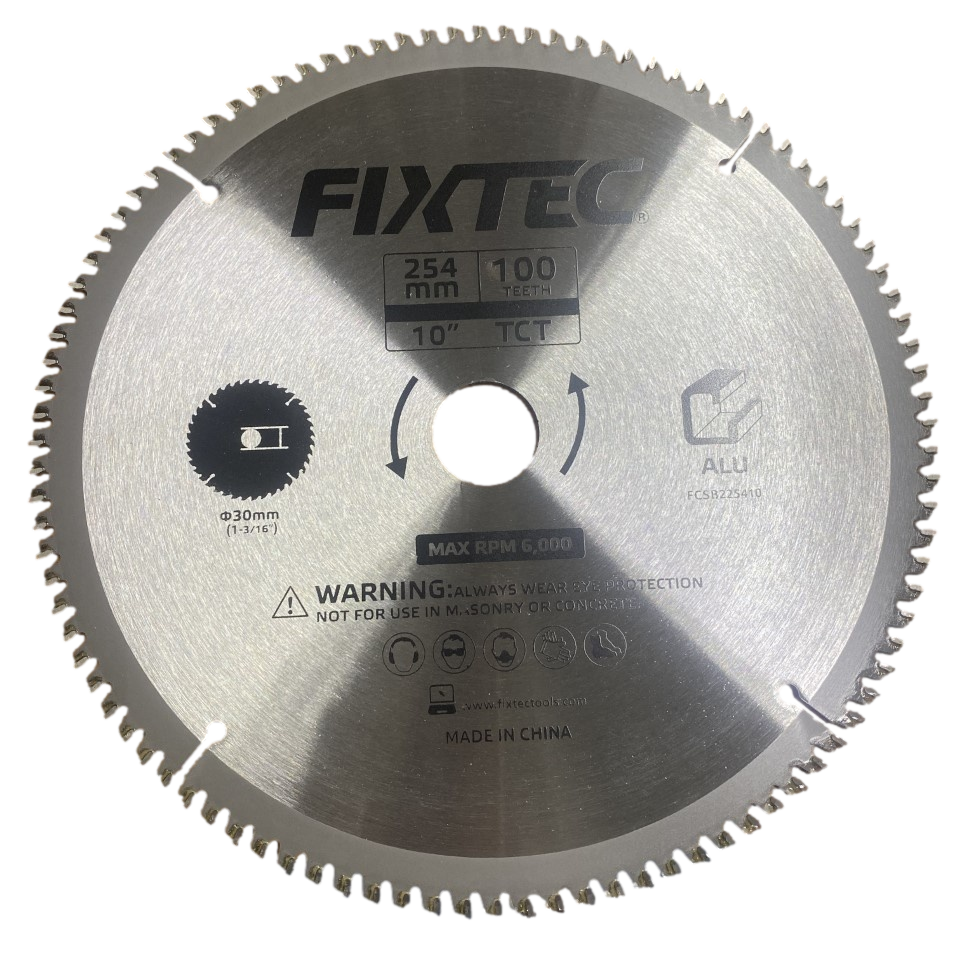 10&quot; TCT Saw Blade for Aluminum (FCSB225410)