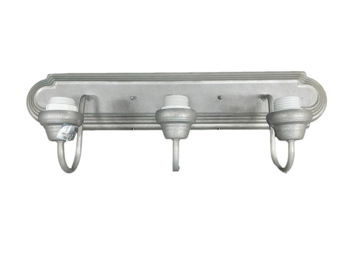 3 Type A Bulb 120V Satin Nickle Vanity Light
