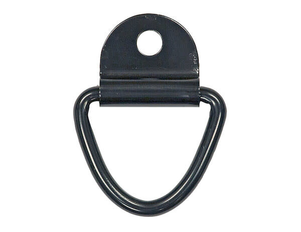 1/4&quot; D-Ring W/Clip Black Zinc ( LB21 )