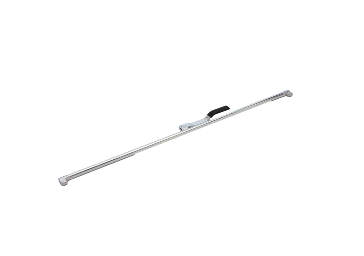 62&quot; Cam Lock Bar &amp; Handle w/Hooks Zinc