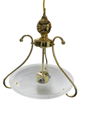 Frosted Glass Brass Chandelier (77023-PB)