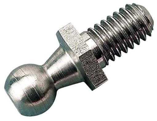 10MM Ball Stud 3/8&quot; Thread Length (requires 5/16&quot;-18 nut) (KBS-10-516-038S)