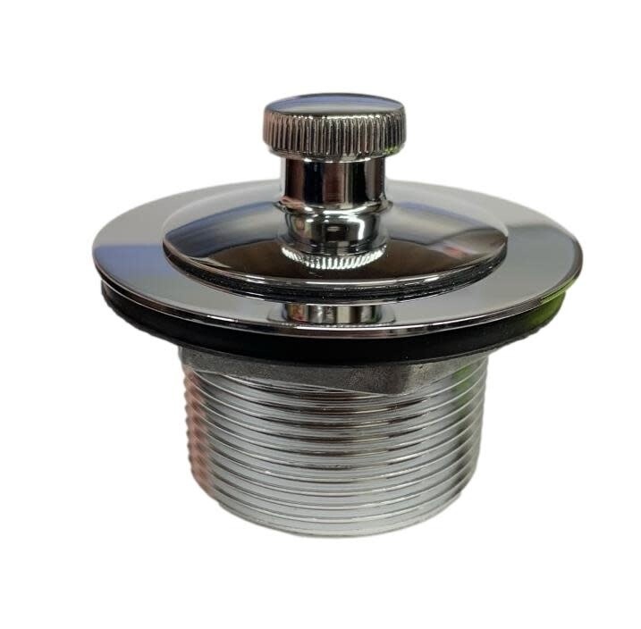 Metal Bathtub Drain-Chrome Finish