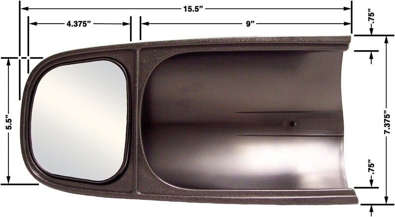 CIPA 10300 Custom Towing Mirror - Dodge Pickups 1994-1997