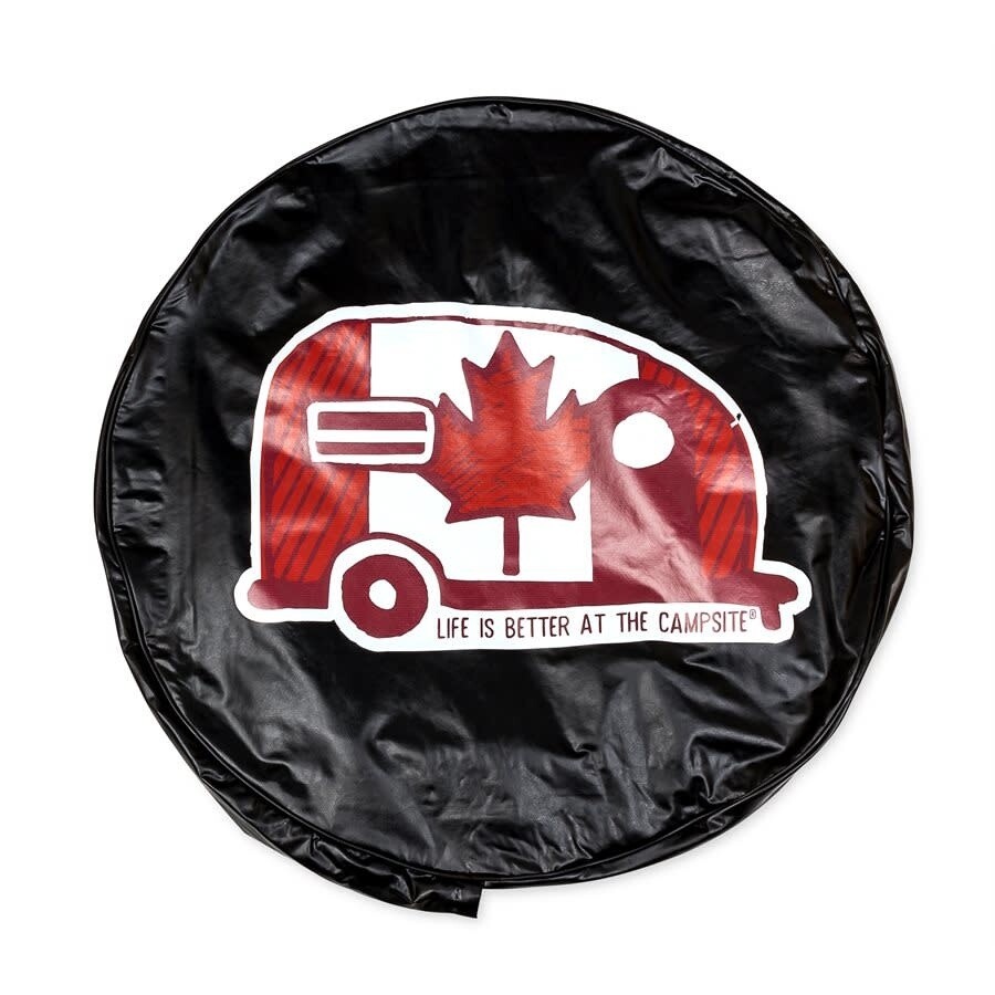 Vinyl Spare Tire cover 29&quot; Canadian Flag (53350)