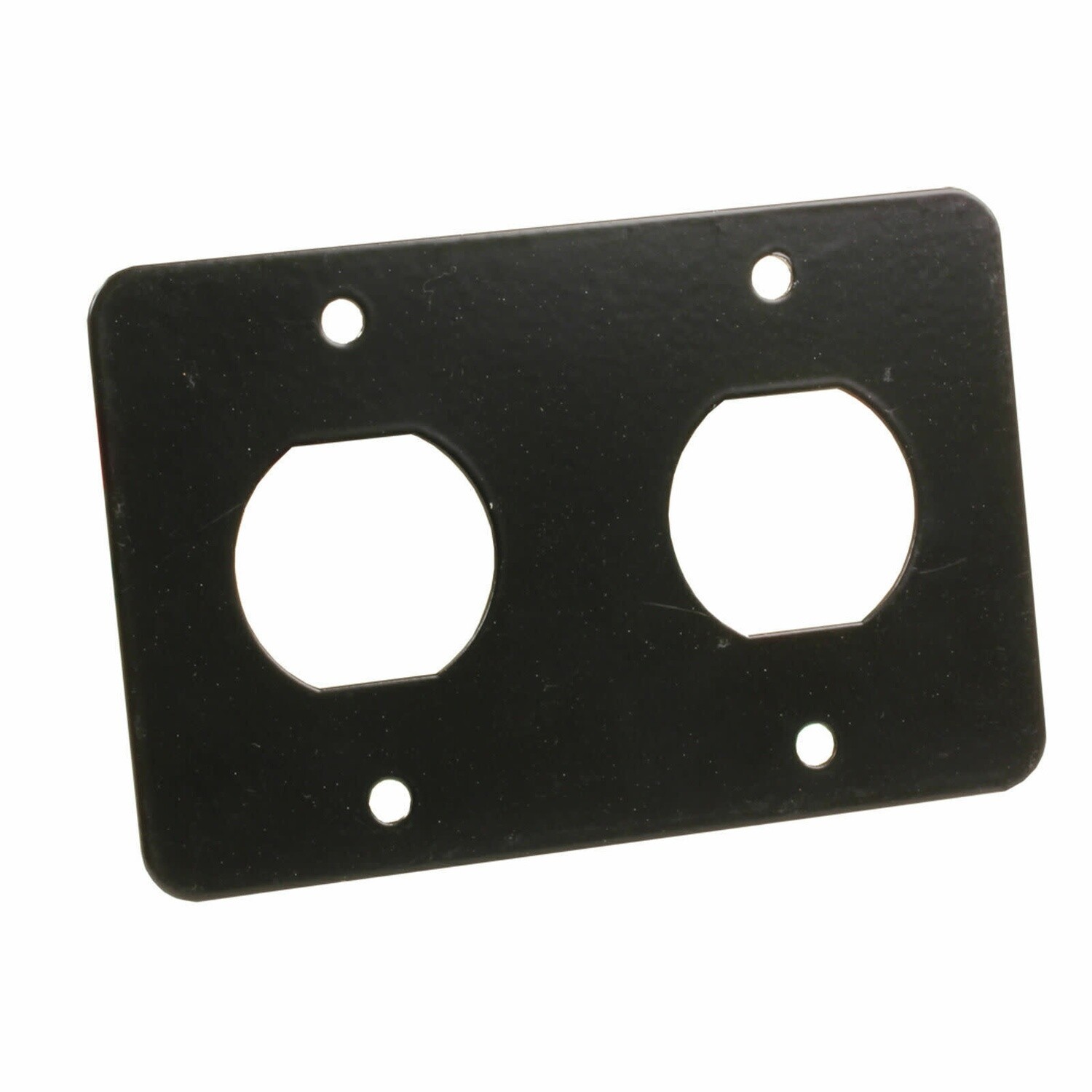 12V USB Mounting Plate Black