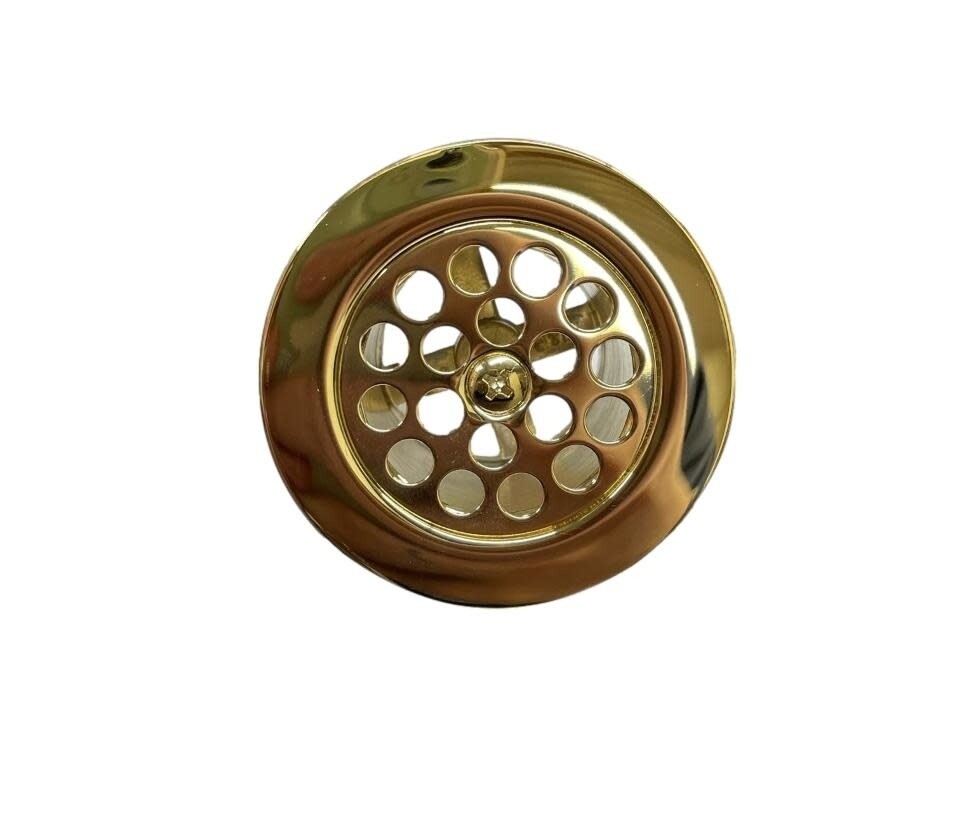 2&quot; Metal Shower Drain-Gold Finish