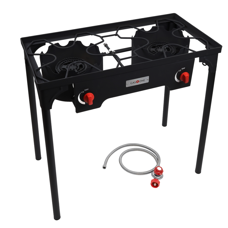 High Pressure Propane Double Burner Stove (B4545)