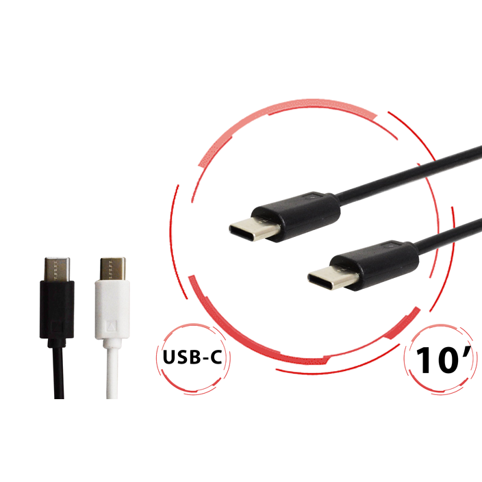 USB-C TO USB-C CABLE (10&#39;)  ( 01-3657 )