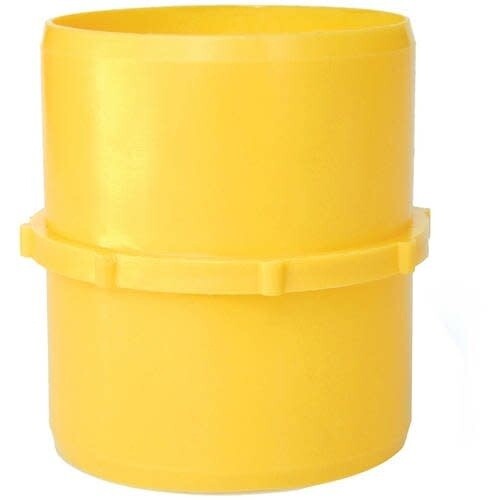 Drain Hose Coupler 3&quot; Yellow F02-2025
