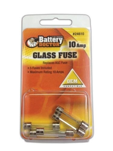 Battery Doctor Glass Fuse 2 Amp 5pc #24602
