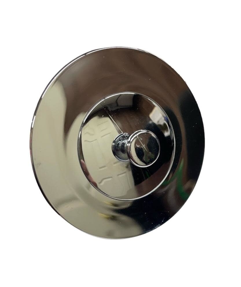 Plastic Bathtub Drain-Chrome Finish