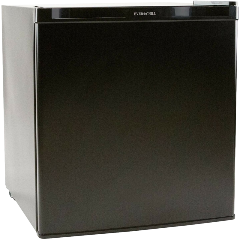 Everchill Compact Fridge w/ Freezer 1.7 Cubic Feet 110V - Black (GBC-46)