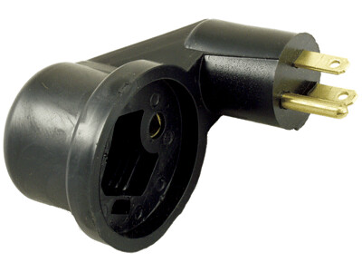 JR Products Flip Flop Adapter 15A Male to 30A Female