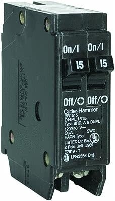 2-15 Amp Single Pole Tandem CTL Circuit Breaker