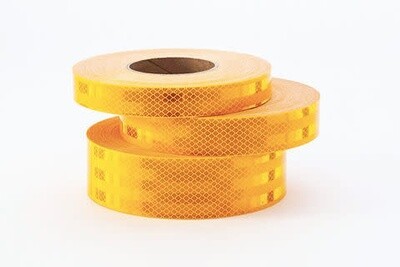 3M 1&quot; x 50 YD Yellow Conspicuity DOT Tape