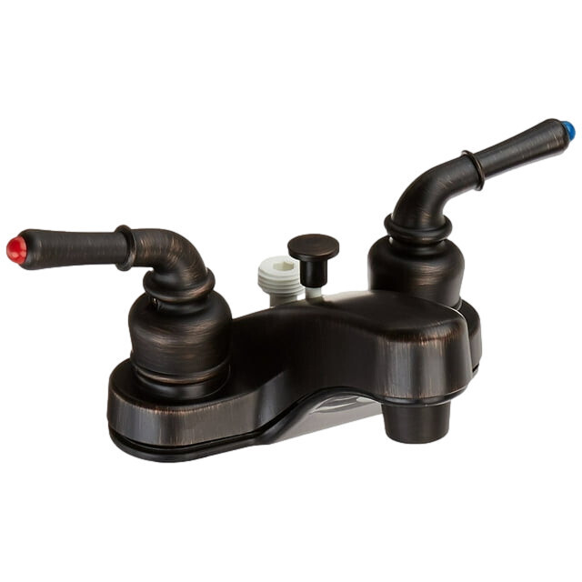 4" Two Handle Lavatory Diverter Faucet Rubbed Bronze (R4484)