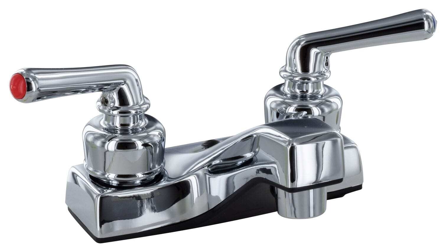 4&quot; Lavatory Faucet W/Teacup Lever Handles Chrome (PF212308)