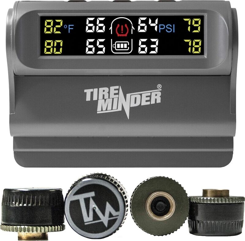 TireMinder-Trailer Tire Monitoring System TPMS-TRL-4 (Double Axle)