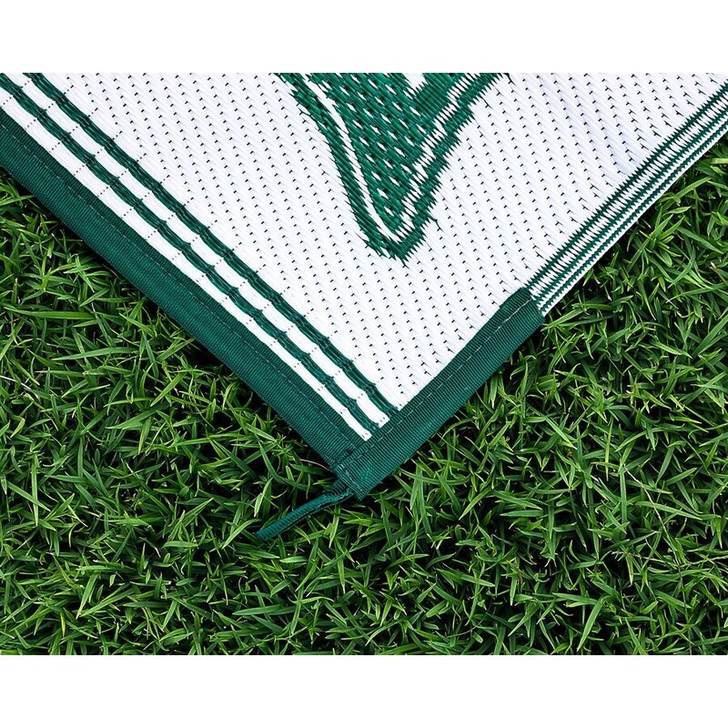 Outdoor Mat Oriental Green/White 9'x12' (42850)