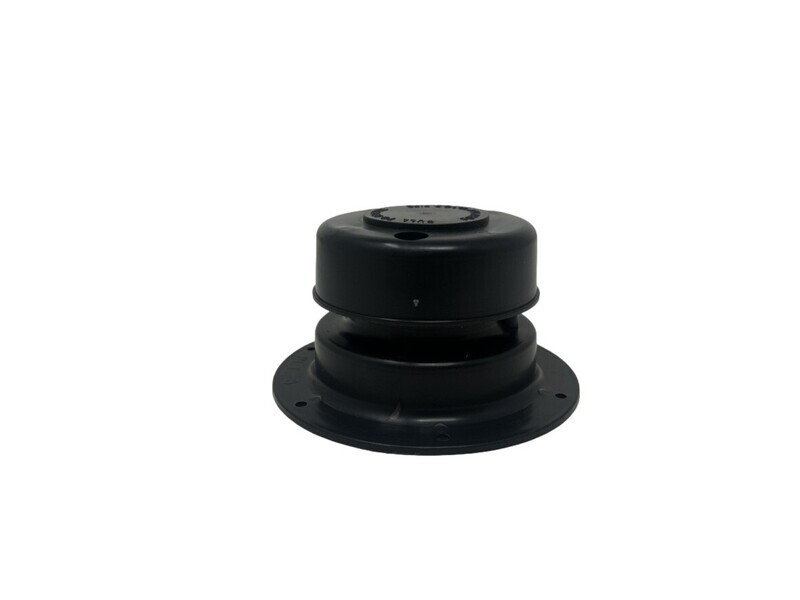 Black Plumbing Vent Cap w/Collar