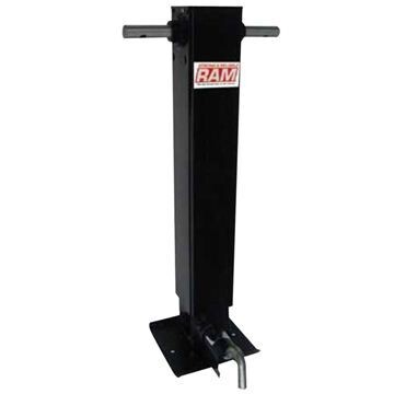 12K RAM Weld On Single Speed Jack (w/Handle &amp; Clip) (TJD-12000SP-F2)