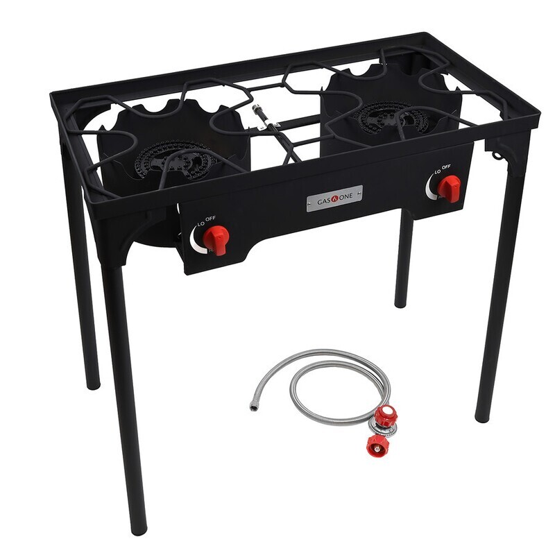 High Pressure Propane Double Burner Stove (B-4545)