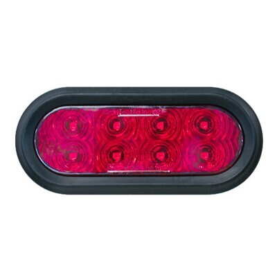6&quot; Oval High Visibility Grommet Mount STT Tri-Pole Connector - (T68-RRG0T-1 Kit)