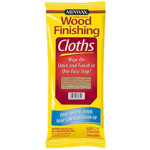 Wood Finishing Cloths Natural Oak 8 Piece (CN30820000)