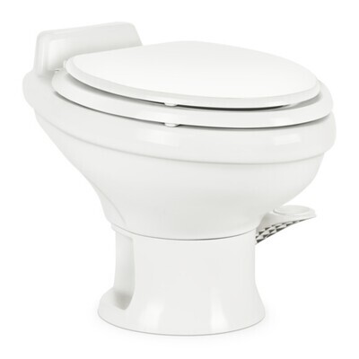 Dometic White Ceramic Low Profile 311 Series Toilet (302311681)