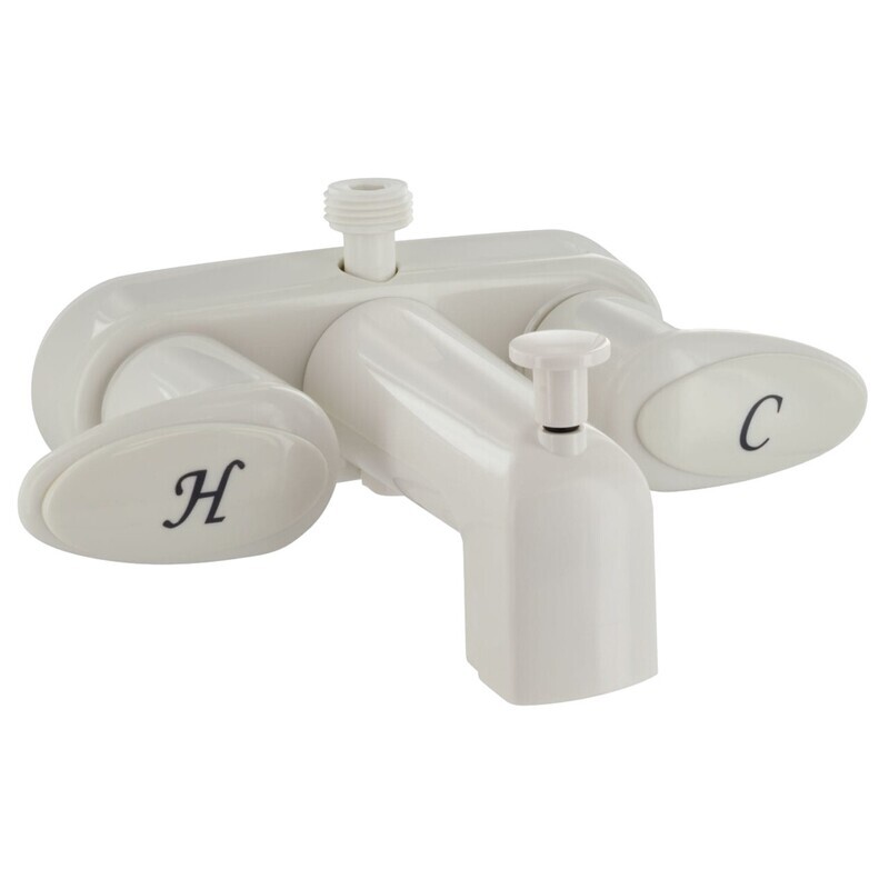4&quot; Tub/Shower Diverter &quot;D&quot; Spud White (PF223261)