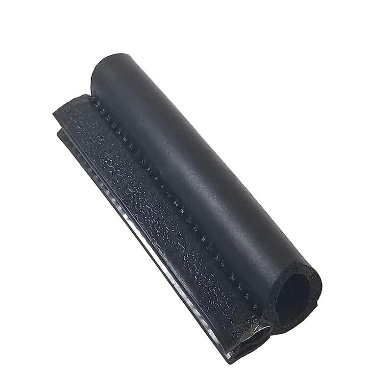 Standard Rubber Trim Seal 1/4" Pinch with 3/4" Bulb on Side Black (By the Foot) TSB1700C-4