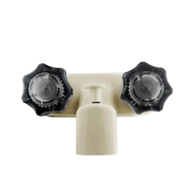 4&quot;  Plastic Tub &amp; Shower Faucet W/Acrylic Knobs Handles &amp; Diverter Biscuit (EL-4226-1)