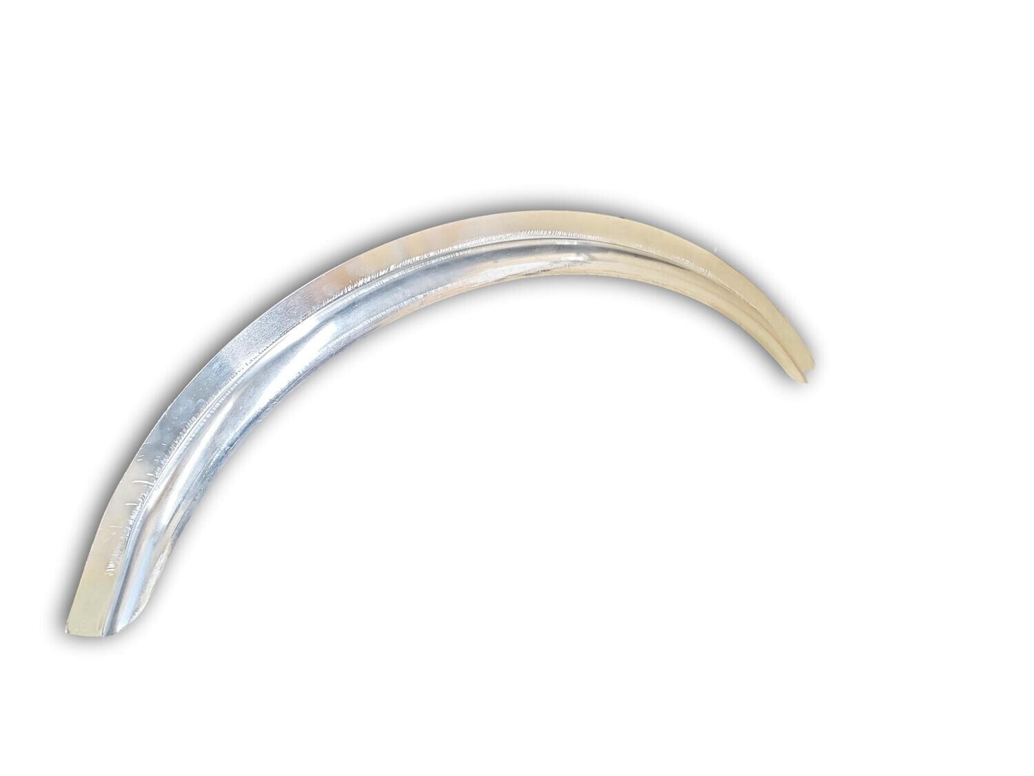 Smooth Aluminum Single Axle Fender Skirt Flare 26.5&quot;L x 1.5&quot;W x 8.5&quot;H